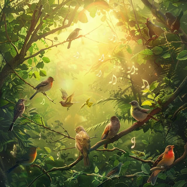 Binaural Echoes: Melodies for Birds - 80 88 Hz - Dronal