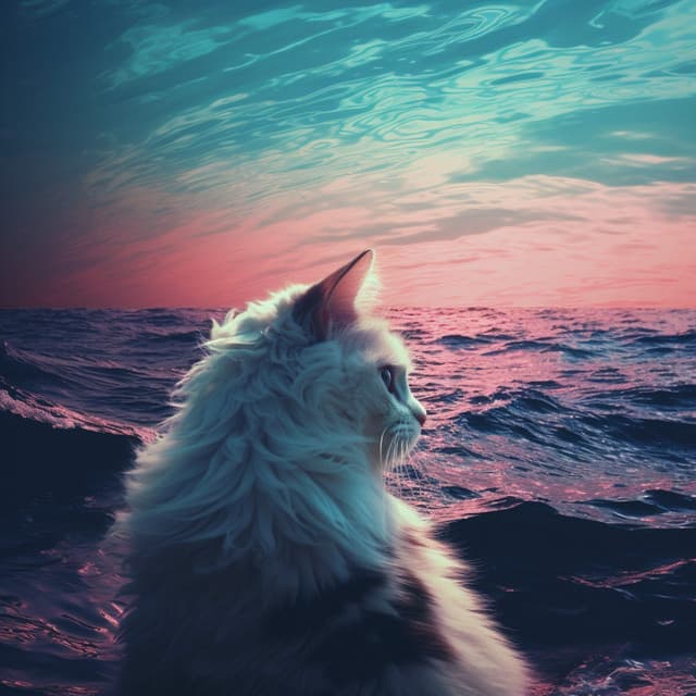 Cats Whiskers: Ocean Purr Harmony - Mandala Dreams