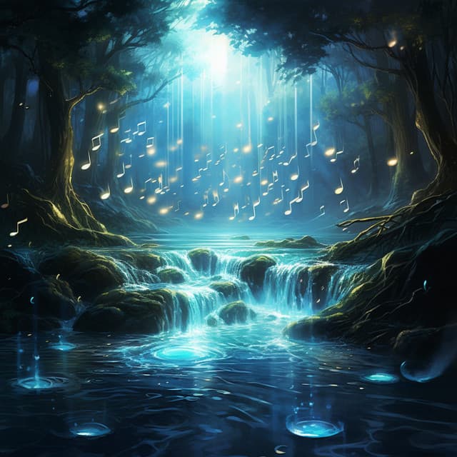 Water Rhapsody: Cascade Crescendo Harmony - Ambient Tech