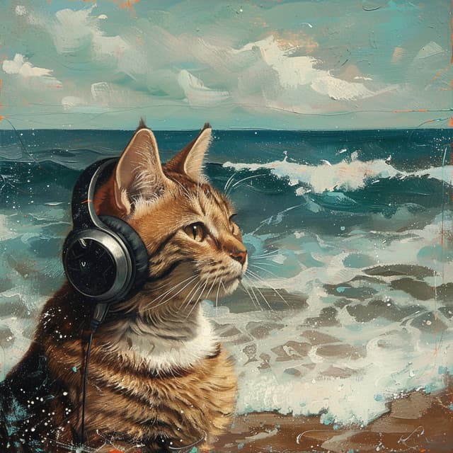 Feline Ocean Harmonies: Calm Music for Cats - The Cat Relaxer