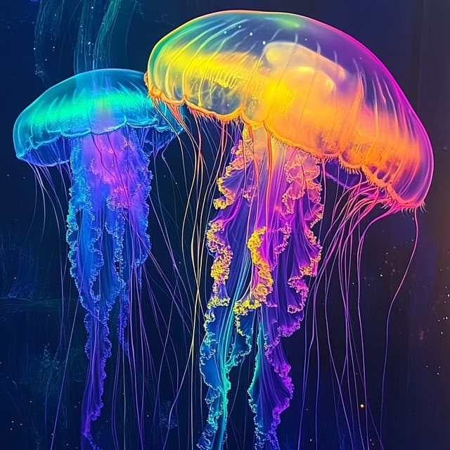 ! ! ! ! ! ! ! ! ! Ocean Magical Jellyfish PerfectMeditation PeacefulOcean - Relaxing Music