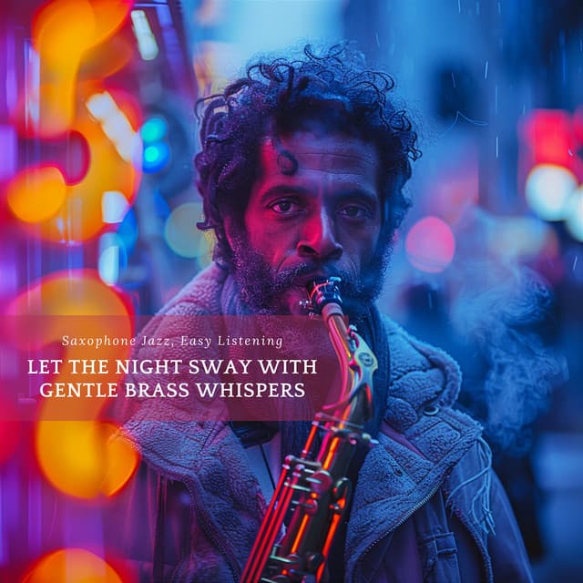 Let the Night Sway with Gentle Brass Whispers - Saxophone Jazz, Easy Listening