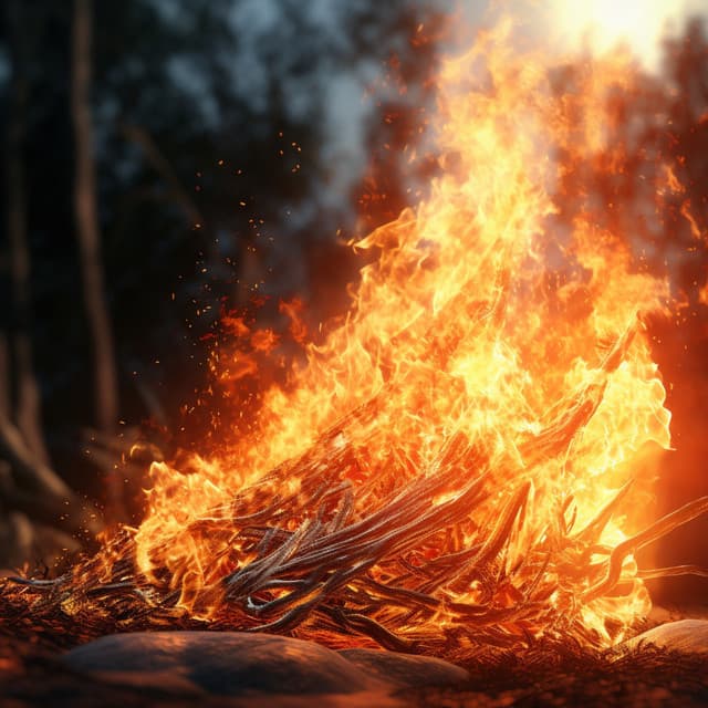 Fire for Focus: Warm Ambient Tunes - Brain Food