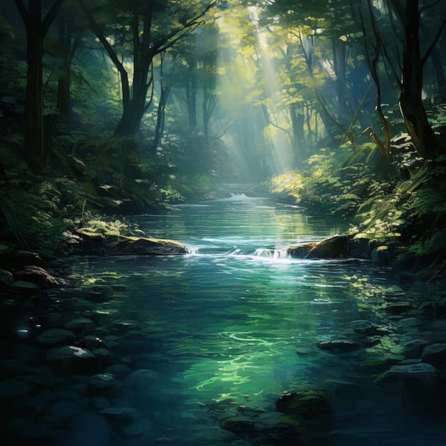 Binaural Study with Water Echoes - Solfeggio Architect