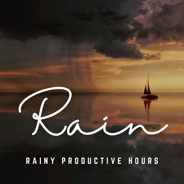Rainy Productivity: Workplace Oasis - Rain and Chill