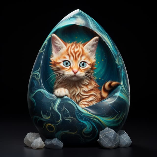 Cat's Binaural Waves: Harmony by the Sea - Deltachromatique