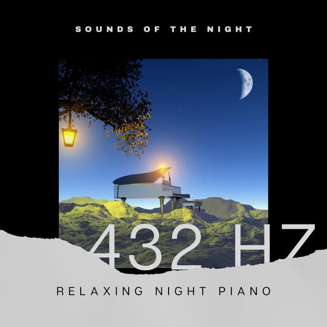 Relaxing Night Piano 432 Hz Frequency - Sounds of the Night