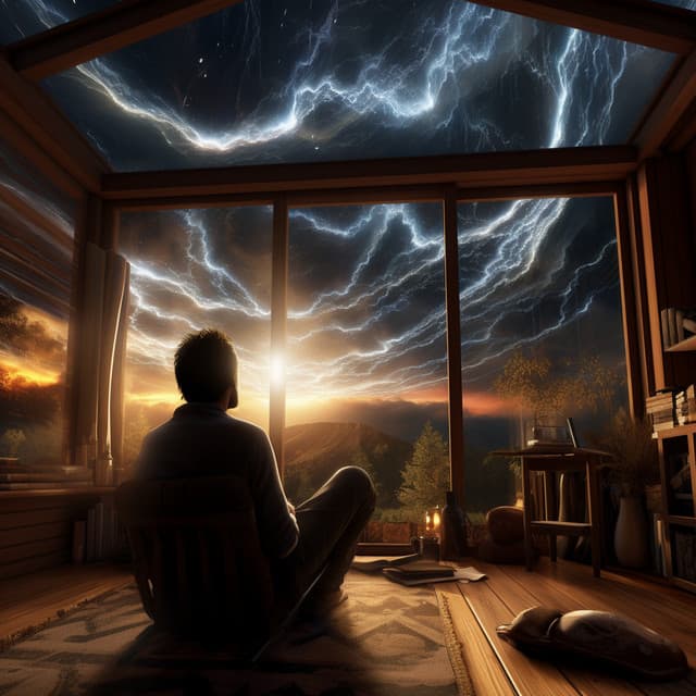 Thunderous Serenity: Relaxation Melody Flow - Soft Music Playlisted