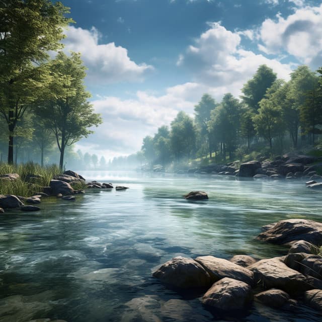 Water's Peaceful Embrace: Soothing Soundscape - Zama Sanctuary