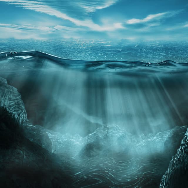 Azure Ocean Zen: Melodies of Deep Blue Serenity - Waves Of Time