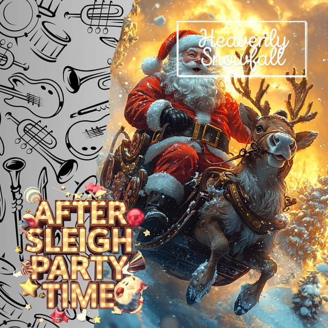 Heavenly Snowfall: Santa’s Big Post-Ride Dream - After Sleigh Party Time