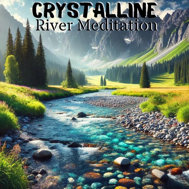 Crystalline River Meditation: Healing Water Sounds With Therapy Music for Total Calmness - Five Senses Meditation Sanctuary