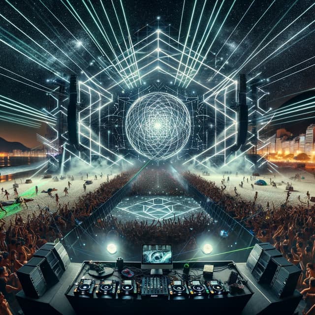 Electronic Dance Mood on Copacabana - Pam Cardalles