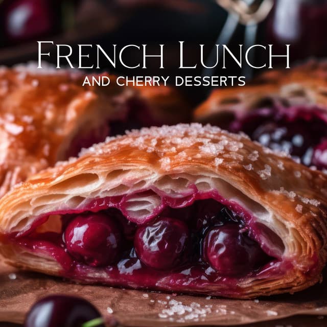 French Lunch and Cherry Desserts - French Piano Jazz Music Oasis