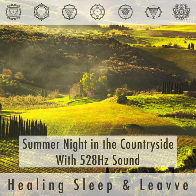 Summer Night In The Countryside With 528hz Sound - Healing Sleep