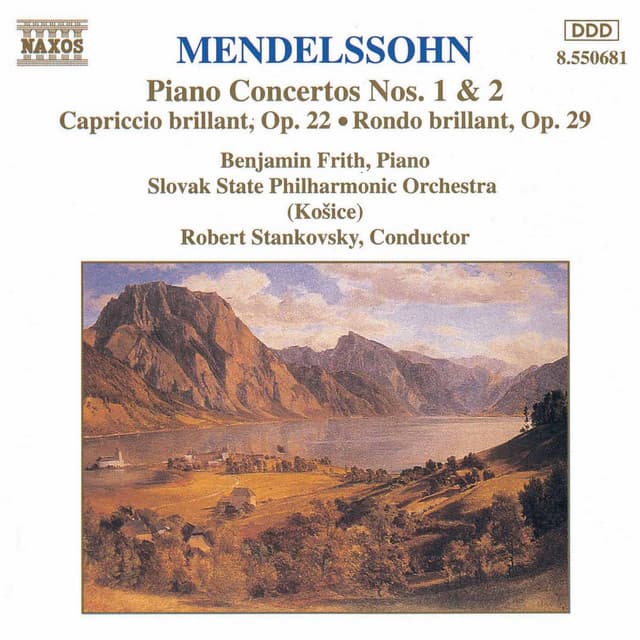 Mendelssohn: Piano Concertos Nos. 1 and 2 / Capriccio Brillant / Rondo Brillant - Felix Mendelssohn