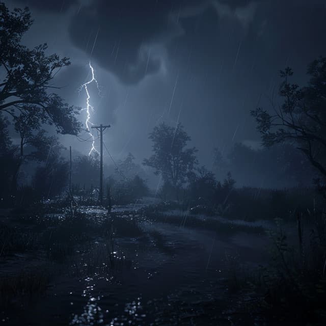 Thunder's Soft Echoes Blended with the Chill of Rain - Reiki Music