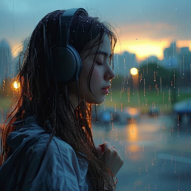 Canciones De Cuna Binaurales De Lluvia Y Truenos Para Un Descanso Profundo - Canción de Cuna
