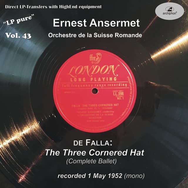 LP Pure, Vol. 43: Ansermet Conducts Falla - Manuel de Falla