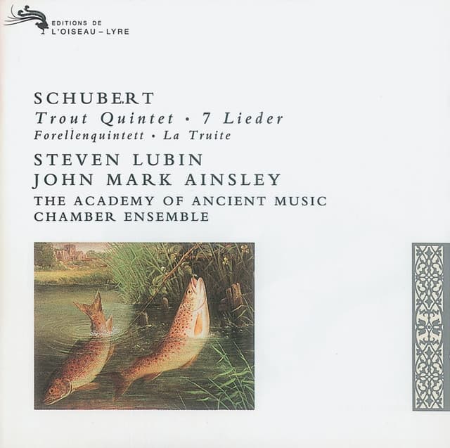 Schubert: 'Trout' Quintet/7 Lieder - Franz Schubert