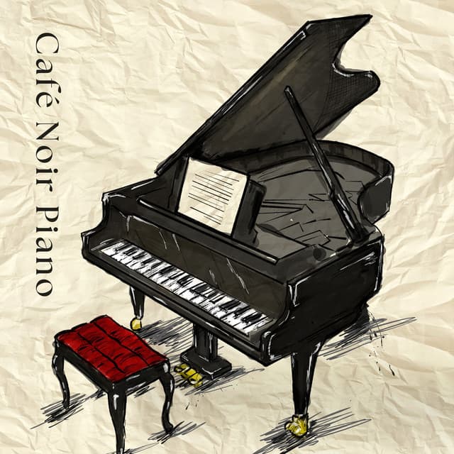 Café Noir Piano: Mellow Musings - Piano Jazz Background Music Masters