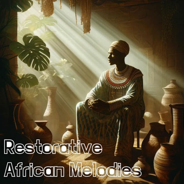 Restorative African Melodies: Relaxing Shamanic Drum Beat - Tribal Drums Ambient