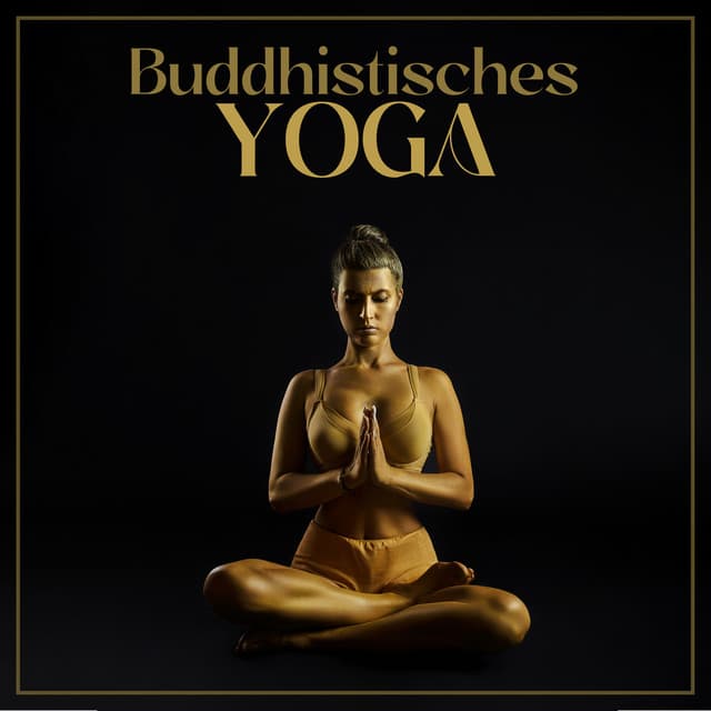 Buddhistisches Yoga: Tiefes Atmen, Konzentration, Rückzug der Sinne - Ruhige Entspannende Atmosphäre