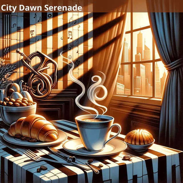City Dawn Serenade: Chic Breakfast Jazz - Morning Jazz Background Club
