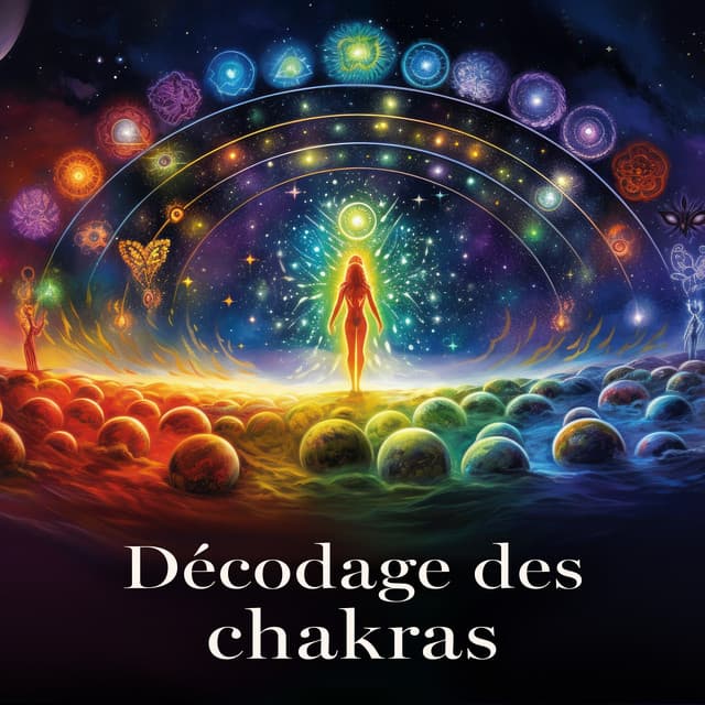 Décodage des chakras : Aura colorée 192 Hz, Piratage spirituel pour débloquer tous les chakras - Méditation Sanctuaire de Guérison