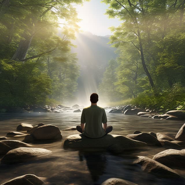 Stream Meditation: Harmony Echo Serene - Blissful Calm
